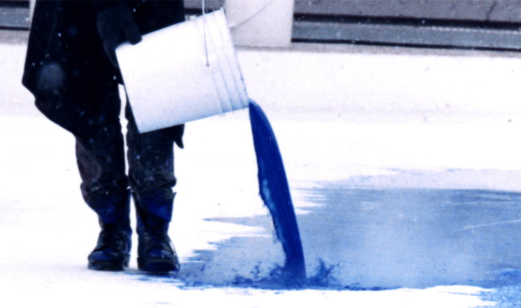 The Ice Painting Project - Gordon Halloran at La Fortezza Di Fenestrelle