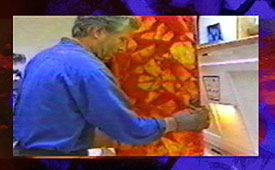 creating the painting